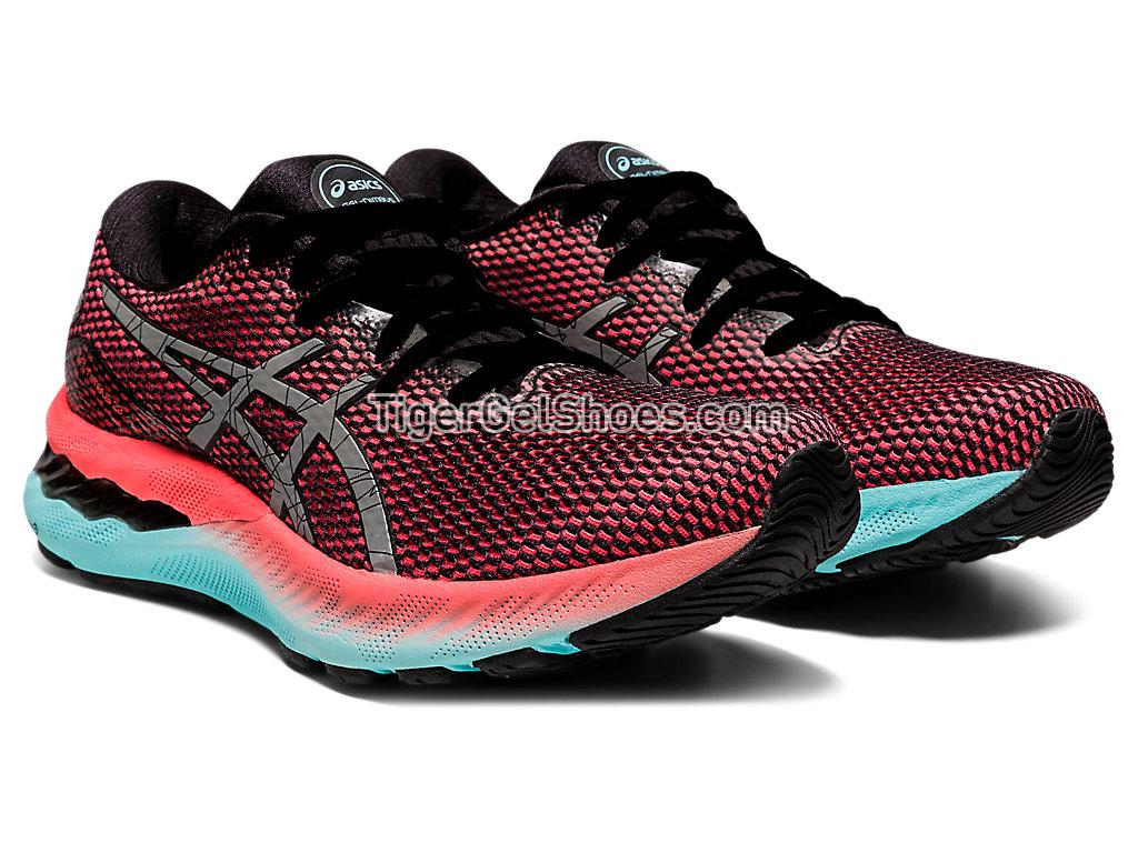 Asics GEL-NIMBUS 23 LITE-SHOW Black/Pure Silver 1012B151-007 Womens Running Shoes